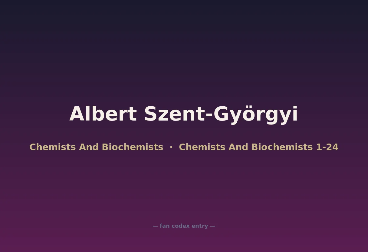 Albert Szent-Györgyi