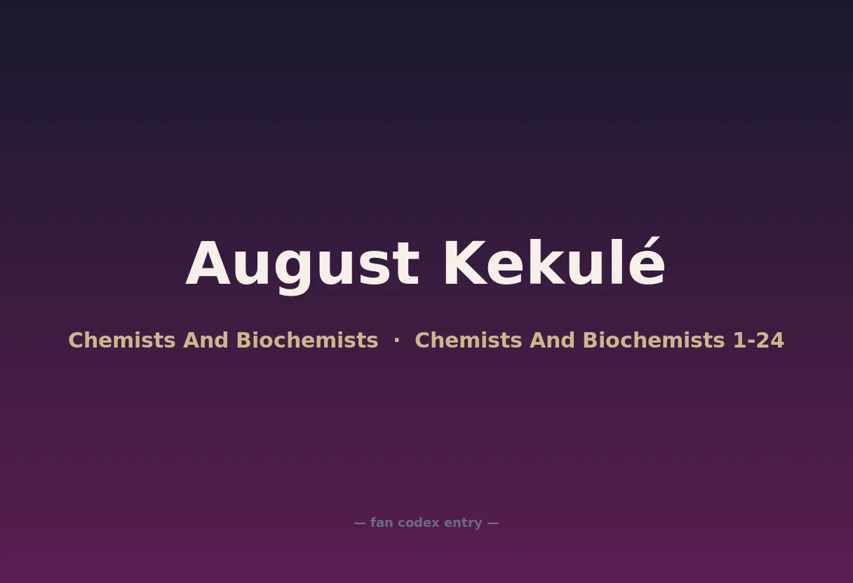 August Kekulé