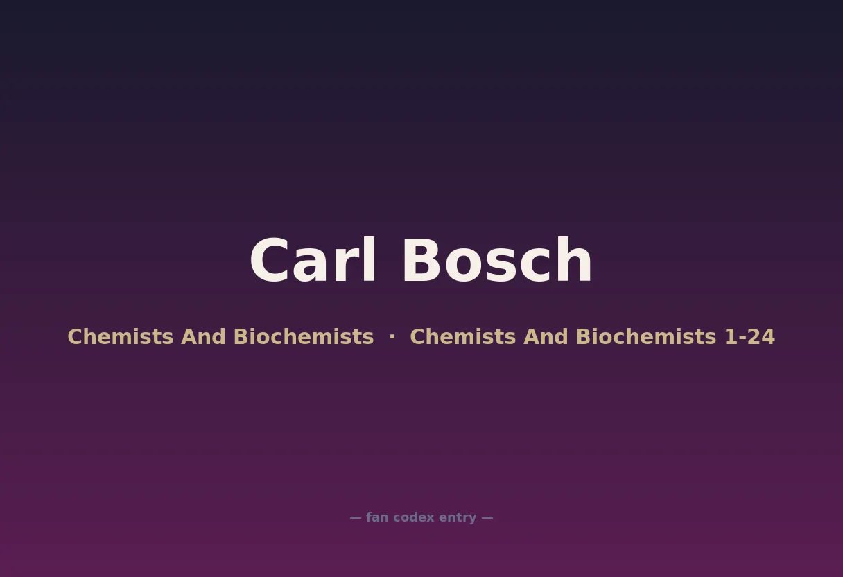 Carl Bosch