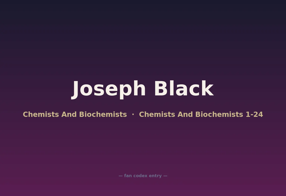 Joseph Black