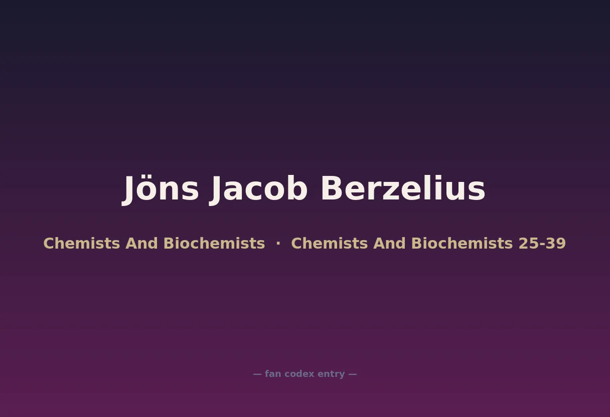 Jöns Jacob Berzelius