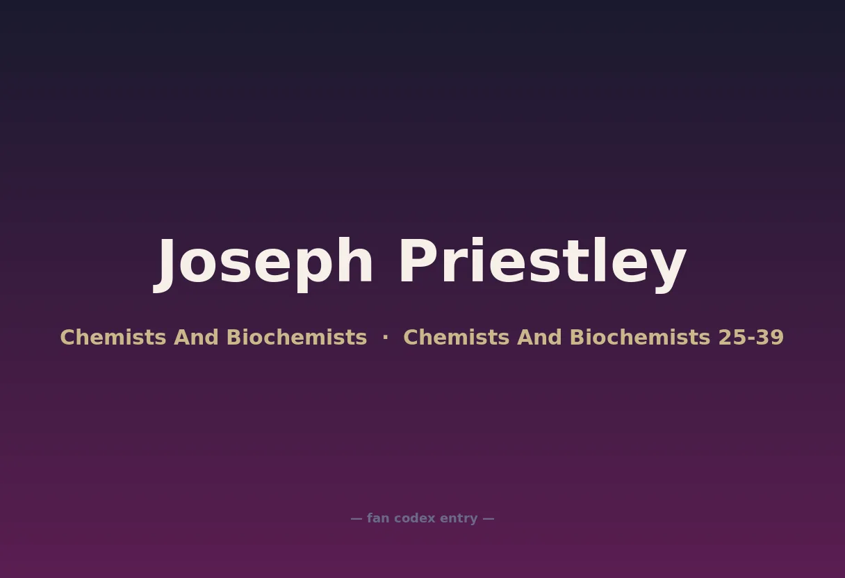 Joseph Priestley