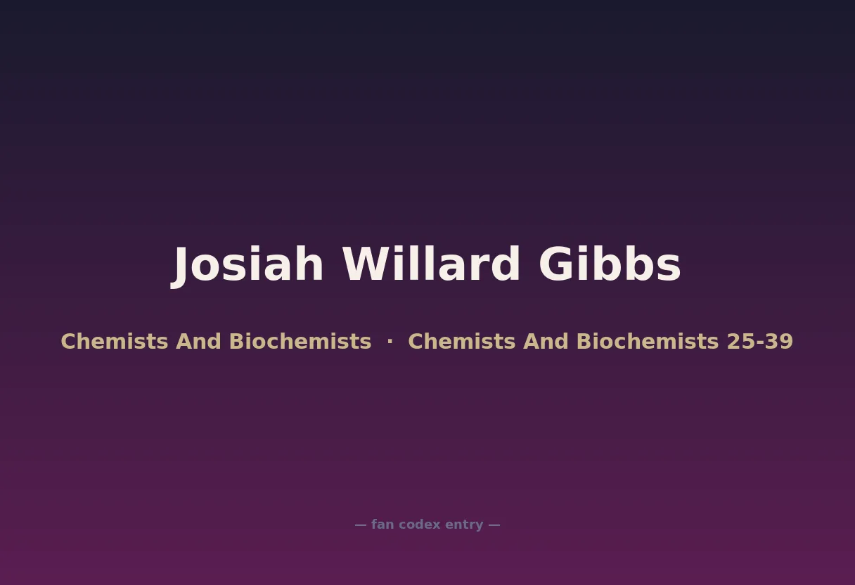 Josiah Willard Gibbs