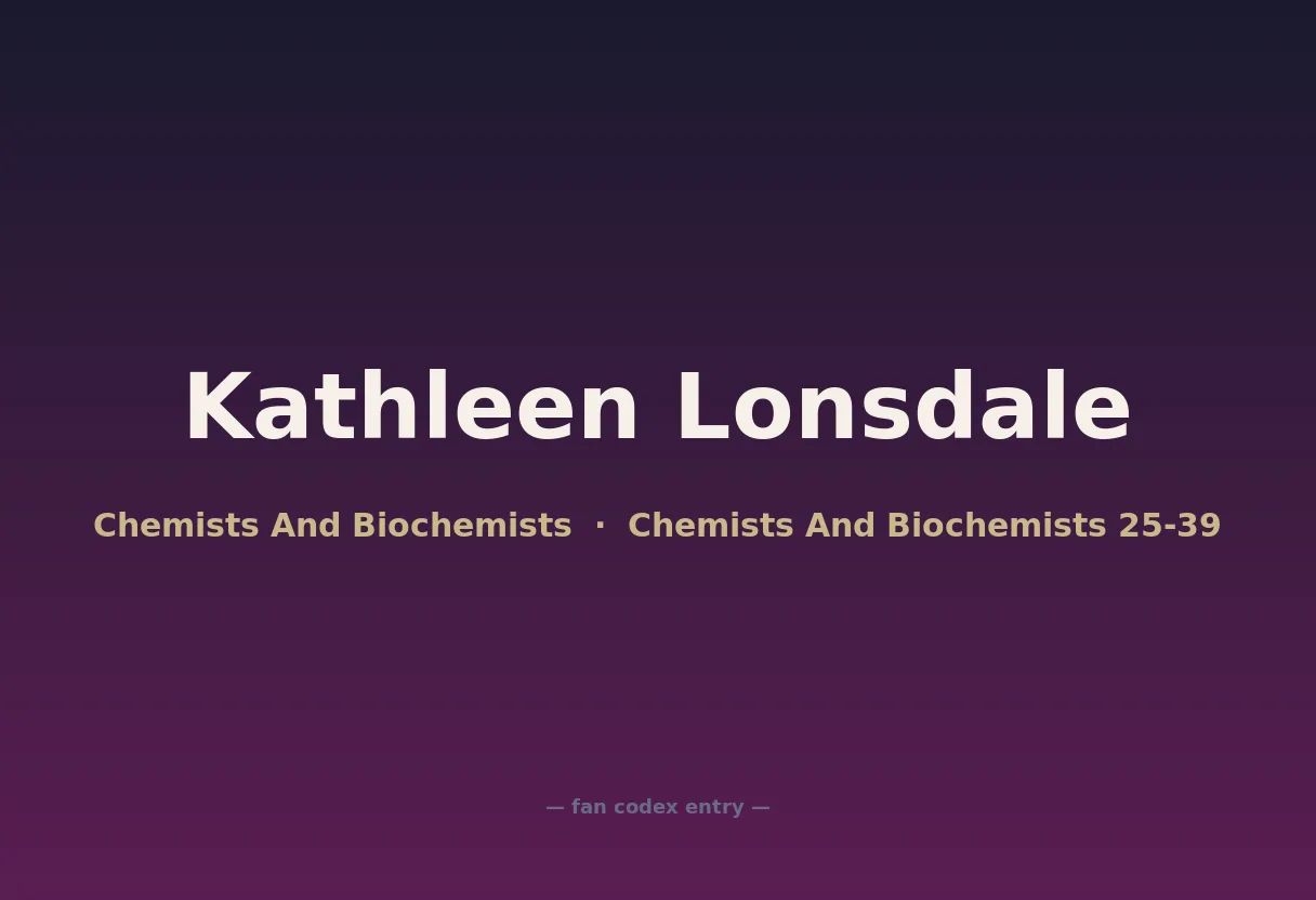Kathleen Lonsdale