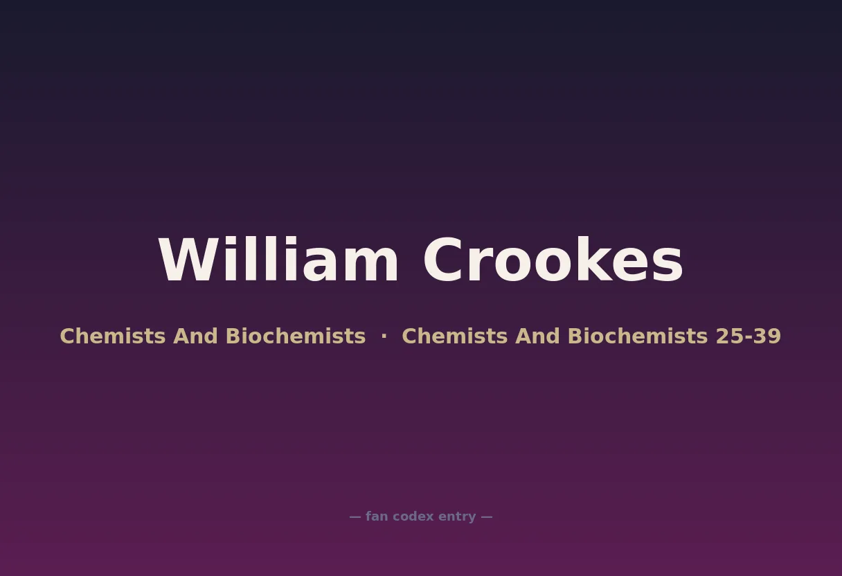 William Crookes